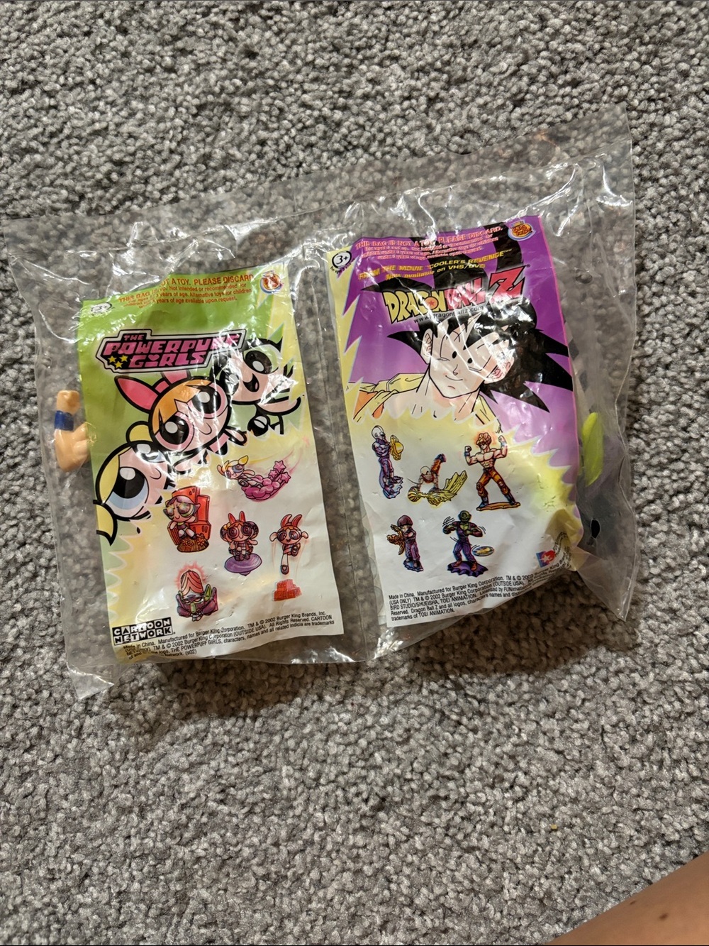 The Powerpuff Girls & Dragon Ball Z McDonald’s Mini Toy Pack